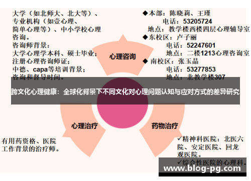 跨文化心理健康：全球化背景下不同文化对心理问题认知与应对方式的差异研究