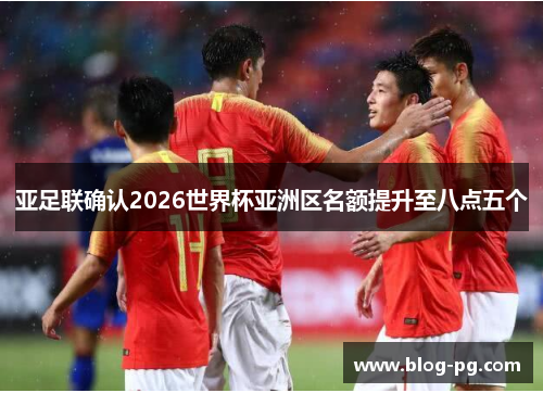 亚足联确认2026世界杯亚洲区名额提升至八点五个
